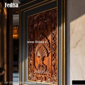 Aluminum Door Design, Pooja Room Door Bell Design | Decorative Wooden Door Latest