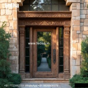 French Door Design, Bell Door For Pooja Room | Decorative Wooden Door Latest
