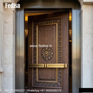 Round Door Design, Main Door Grill Designs For Flats | Decorative Wooden Door Latest