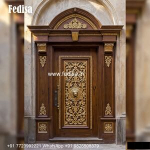 Sagwan Door Design, Stainless Steel Main Door Grill Design | Decorative Wooden Door Latest