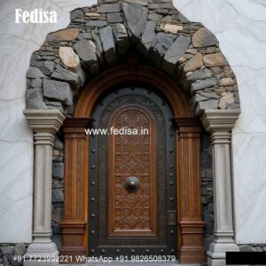 Main Double Door Design, Iron Grill Design For Main Door | Decorative Wooden Door Latest