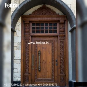 House Front Door Design, Safety Door Designs For Flats | Decorative Wooden Door Latest