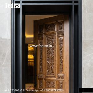 House Front Door Design, Door Flower Design | Decorative Wooden Door Latest