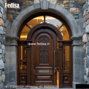 Round Door Design, Steel Grill Gate | Decorative Wooden Door Latest