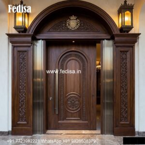 Main Double Door Design, Small Temple Door Design For Home | Decorative Wooden Door Latest