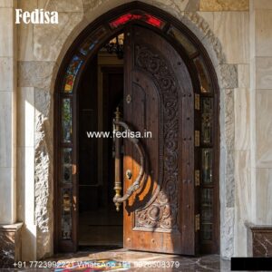 Round Door Design, Tiles Design For Main Door Entrance | Decorative Wooden Door Latest