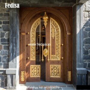 Balcony Door Design, Teak Wood Main Double Door Designs | Decorative Wooden Door Latest
