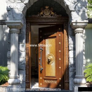 Sagwan Door Design, Pooja Room Double Door Design | Decorative Wooden Door Latest