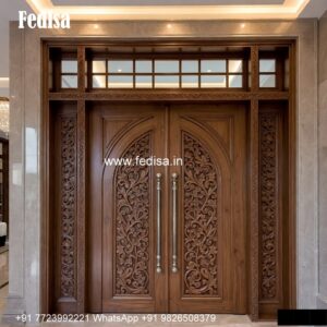 Main Double Door Design, Folding Grill Gate Design | Decorative Wooden Door Latest