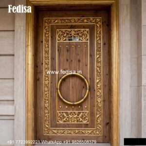 Veneer Door Design, Main Door Border Design | Decorative Wooden Door Latest