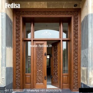 Main Double Door Design, Flat Main Door Entrance Design | Decorative Wooden Door Latest