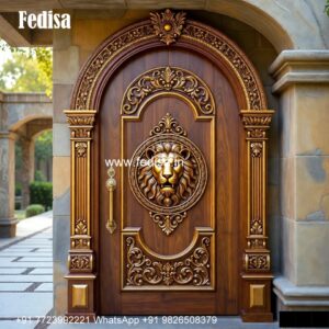 House Front Door Design, Modern Safety Door Designs For Flats | Decorative Wooden Door Latest