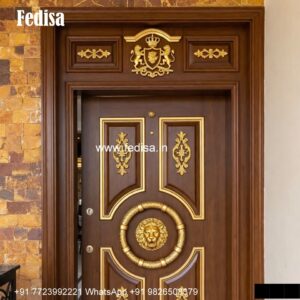 Main Double Door Design, Wooden Glass Door Design For Office | Decorative Wooden Door Latest