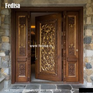 House Front Door Design, Safety Door Cnc Cutting Design | Decorative Wooden Door Latest
