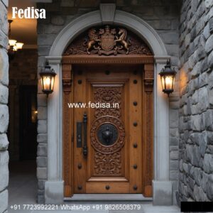 Veneer Door Design, Single Door Gate | Decorative Wooden Door Latest