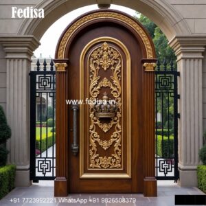 Round Door Design, Puja Ghar Door Design | Decorative Wooden Door Latest