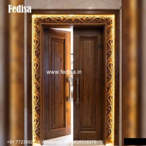 Main Double Door Design, Glass Door Designs With Aluminium Frame | Decorative Wooden Door Latest