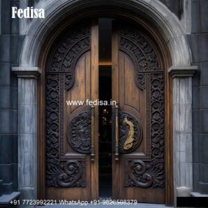 Round Door Design, Steel Gate Single Palla | Decorative Wooden Door Latest