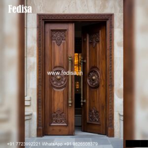 Veneer Door Design, Wooden Mosquito Net Door Design | Decorative Wooden Door Latest