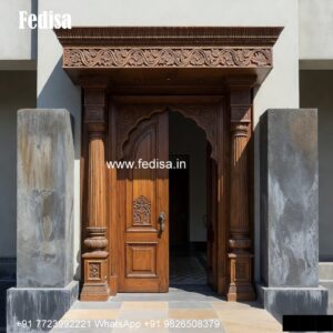 Veneer Door Design, Round Door Design Catalogue | Decorative Wooden Door Latest
