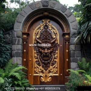 Round Door Design, Safety Door Grill Design Catalogue | Decorative Wooden Door Latest