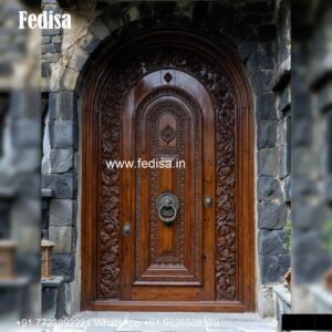 Veneer Door Design, Temple Wooden Door Design | Decorative Wooden Door Latest