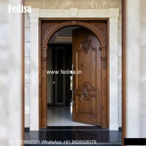 Main Double Door Design, Stainless Steel Door Grill Design | Decorative Wooden Door Latest