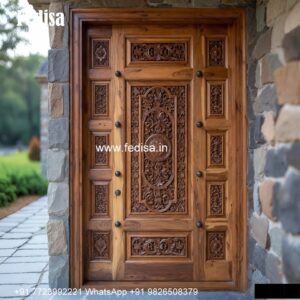 Ss Door Design, Single Glass Door Design | Decorative Wooden Door Latest