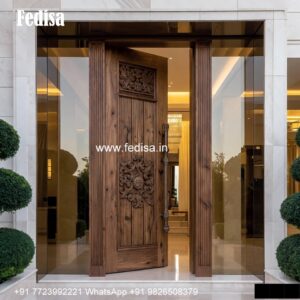 Door Colour Design, Arch Glass Door Design | Decorative Wooden Door Latest