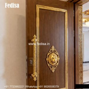 Round Door Design, Teak Wood Single Door Design | Decorative Wooden Door Latest