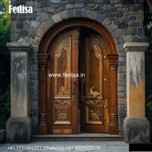 House Front Door Design, Safety Door Steel Grill Design | Decorative Wooden Door Latest