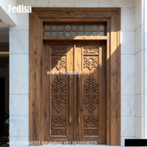 Balcony Door Design, Home Front Double Door Design | Decorative Wooden Door Latest