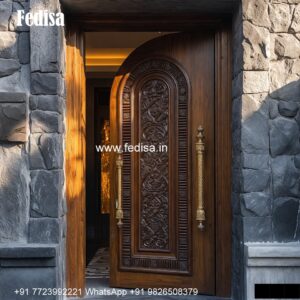 Round Door Design, Modern Main Double Door Designs For Indian Homes | Decorative Wooden Door Latest