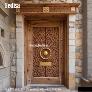Balcony Door Design, Square Bar Grill Design For Door | Decorative Wooden Door Latest