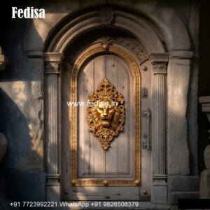 House Front Door Design, Iron Chaukhat Design | Decorative Wooden Door Latest