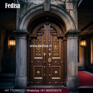 Door Colour Design, Puja Room Gate Design | Decorative Wooden Door Latest