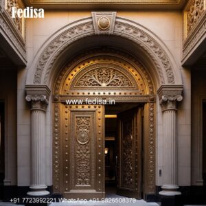 Temple Door Design, Main Door Jali Design | Decorative Wooden Door Latest