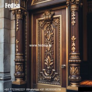 Mandir Door Design, Teak Wood Main Door Designs For Houses | Decorative Wooden Door Latest