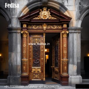 New Jali Door Design 2045, Main Door Side Glass Design | Decorative Wooden Door Latest