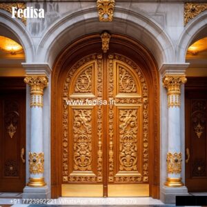 Temple Door Design, Front Main Door Design | Decorative Wooden Door Latest