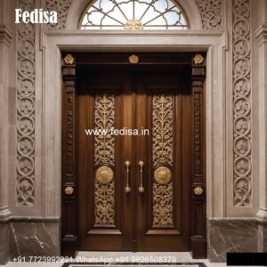Main Door Design 2057, Front Glass Design | Decorative Wooden Door Latest