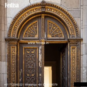 Temple Door Design, Main Door Border Design | Decorative Wooden Door Latest