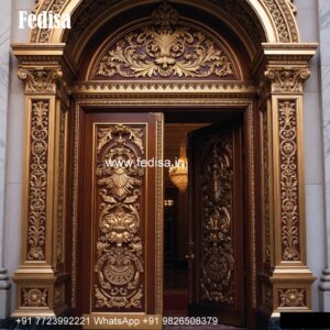 Mandir Door Design, Flush Door Designs With Veneer | Decorative Wooden Door Latest