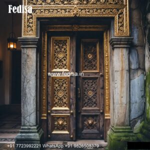 Temple Door Design, Main Door Interior Design | Decorative Wooden Door Latest
