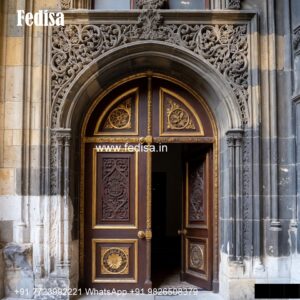 New Jali Door Design 2086, Iron Front Door Design | Decorative Wooden Door Latest