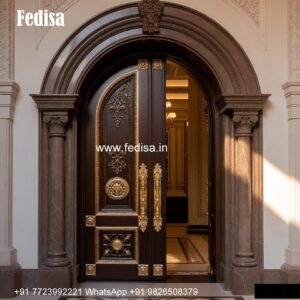 Mandir Door Design, Office Front Glass Door Design | Decorative Wooden Door Latest