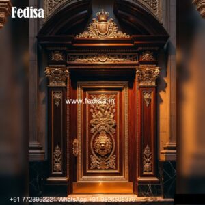 Temple Door Design, Curved Door Design | Decorative Wooden Door Latest