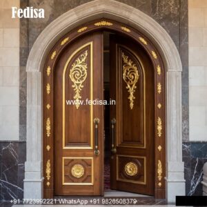 Front Double Door Design, Main Door Design With Window | Decorative Wooden Door Latest