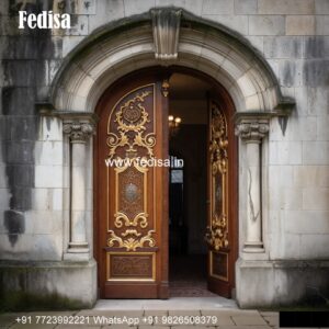Mandir Door Design, Pine Wood Door Design | Decorative Wooden Door Latest