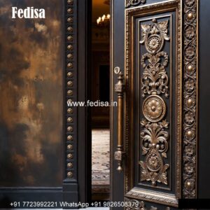 Front Double Door Design, Main Door Designs With Ganesh | Decorative Wooden Door Latest